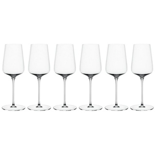 SPIEGELAU Weinglas Definition Weißweinglas 6er Set, Kristallglas weiß
