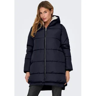 ONLY Steppmantel ONLKELLY NORA LONG PUFFER COAT OTW blau M (38)