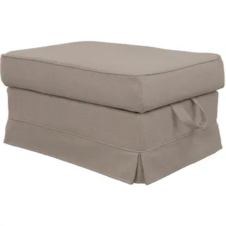 Perfekter Bezug für EKTORP Hocker (Dark beige A02)
