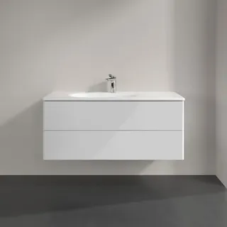 Villeroy & Boch Waschtischunterschrank 2 Auszüge 118,8 x 50,4 x 49,3 cm Weiß