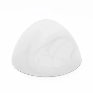 ORION LIGHTSTYLE Lampenglas Lampenschirm E14 Ersatzschirm aus Glas für Hängeleuchten Abhängungen Esstischleuchte, Rauch Muster, Alabaster Weiß