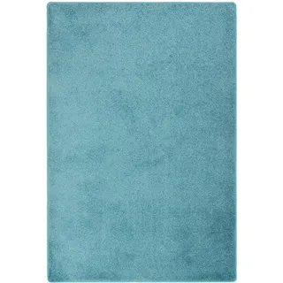 Snapstyle Cottage Hochflorteppich 80 x 200 cm Blau/Petrol