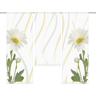 gardinen-for-life Scheibengardine Margarete vertic Scheibengardine 3-tlg. Set, transparent - B-line