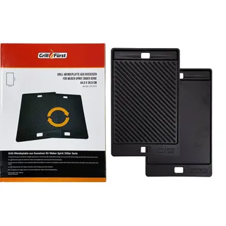 Grillfürst Grillplatte Grillfürst Grillplatte Gusseisen für Spirit 300 44,2 x 30,7 cm