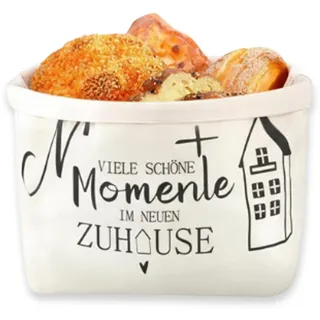 fKiZanthene Brotkorb Stoff aus Canvas doppellagig faltbar, Brotkorb Stoff für Brötchenkorb und Brotbeutel, Einzugsgeschenke Wohnung als Geschenk zum Einzug für Zuhause und Party