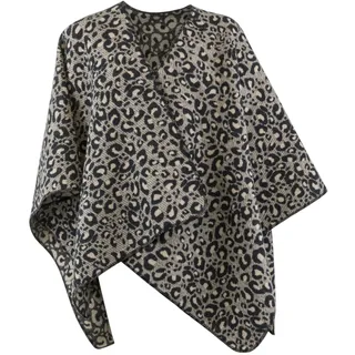 David Fussenegger Poncho Leo 70 x 140 cm Anthrazit