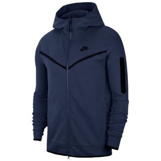 Nike Sportswear Sweatjacke Tech Fleece Windrunner blau|schwarz XL