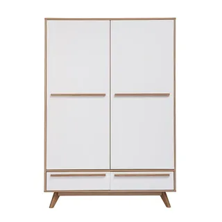 Kleiderschrank 2 Türen skandinavisches Design HELIA