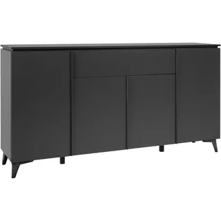 Finori Sideboard 177 x 92 x 40 cm Schwarz