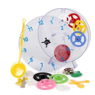technoline Uhr Modell Kids Clock (faszinierender Pendeluhr-Bausatz für Kinder) weiß