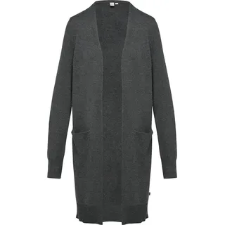 QS Lange Strickjacke aus Viskosemix Schwarz S