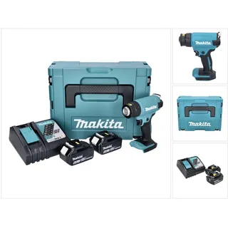 Makita DHG180RGJ inkl. 2 x 6,0 Ah Akku + Ladegerät + Makpac