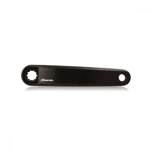 Miranda Delta Double Diamond Kurbelset, 175 mm - robuste Kurbel für Bosch E-Bike ISIS Standard Q:16 schwarz