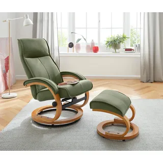 Home Affaire Lille Microfaser 67 x 55 x 107 cm grün inkl. Hocker