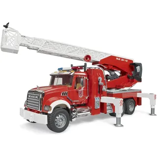 Bruder 02821 - MACK Granite Feuerwehrleiterwagen inkl. Pumpe 1:16