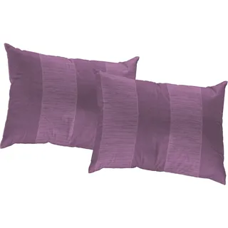 Dekokissen WIRTH "Niederau" Gr. 3, lila (lila, gemustert), B:40cm L:60cm, Obermaterial: 67% Polyacryl, 33% Polyester, Dekokissen_Sitzkissen_Kissenhüllen