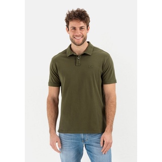 camel active Poloshirt aus reiner Baumwolle Shirts_Poloshirt grün M
