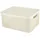 Aufbewahrungsbox 40 x 19 x 29 cm 1-tlg. weiß