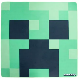 roba Minecraft Kinderteppich 120 x 120 cm Grün/Schwarz