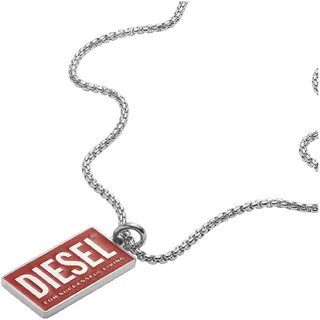 Diesel Herren Kette Edelstahl Silber farbe