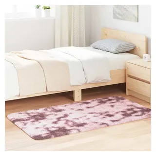 vidaXL NAVARRA Hochflorteppich 80 x 150 cm Altrosa