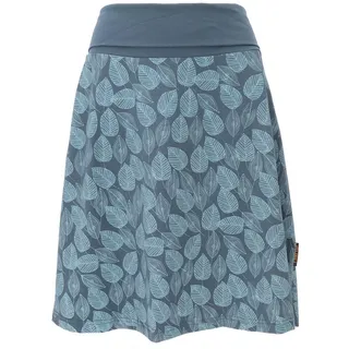 Guru-Shop Minirock Minirock aus Bio-Baumwolle, Boho Tellerrock.. alternative Bekleidung blau L