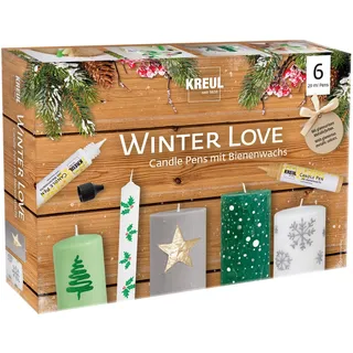 Kreul Candle Pen Winter Love 6er Set 6 x 29 ml