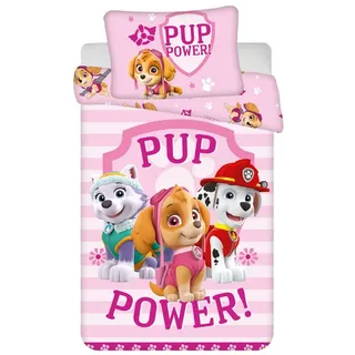 Jerry Fabrics Paw Patrol Kinderbettwäsche-Set – Baumwolle 100x135 + 40x60 cm