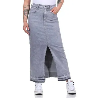 CLEO STYLE Jeansrock Damen Rock 2576 XS Grau grau XS