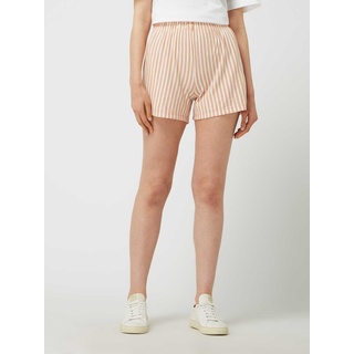 Shorts mit Streifenmuster Modell 'Jolla', Apricot, S