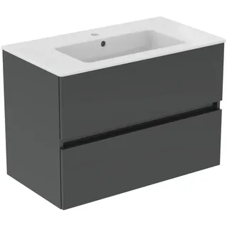Ideal Standard Eurovit+ Unterschrank und Waschtisch 81 cm Grau