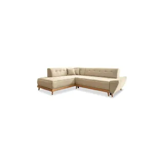 miuform Eckcouch Polyester 2-Sitzer Beige