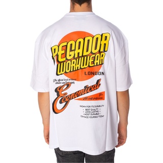 Pegador T-Shirt Pegador Docks Oversized T-Shirt Herren weiß (1-tlg) weiß L