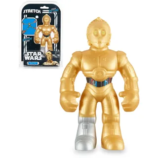 STRETCH ARMSTRONG, Figur, 18 cm, Sammlerfigur und dehnbar, Star Wars – C-3PO, für Kinder ab 5 Jahren, TR404