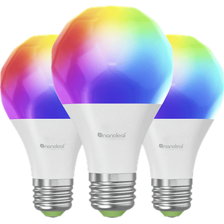 NANOLEAF Essentials Matter Smart Bulb E27 3er Pack Smarte Glühbirne Multicolor, Warmweiß, Tageslichtweiß