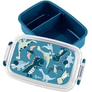 SIGIKID 25322 Mini Brotdose Dino, klein, Trennwand innen