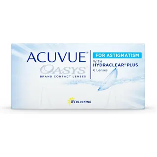Acuvue Oasys for Astigmatism 6 St. / 8.60 BC / 14.50 DIA / -9.00 DPT / -0.75 CYL / 140° AX