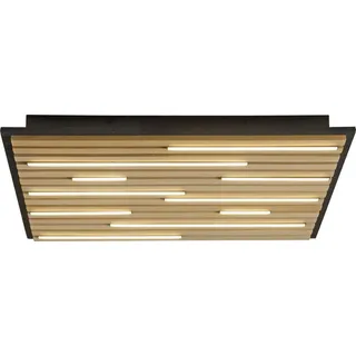 Paul Neuhaus Deckenleuchte Q-AKUSTIK 62 x 62 cm braun Deckenlampe - Braun