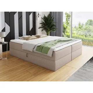 Sofnet Boxspringbett 160 x 200 cm H3 Beige