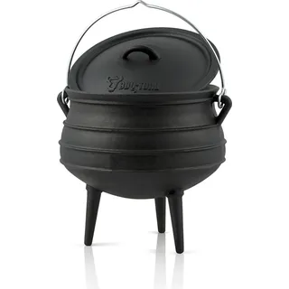 BBQ-Toro Dutch Oven Potjie 14 l Gusseisen schwarz