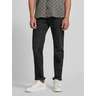 Slim Fit Jeans im 5-Pocket-Design Modell 'Nelio', Black, 31/32