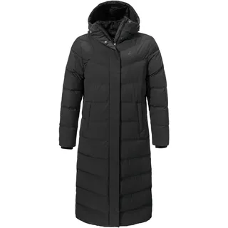 Schöffel Vindave Daunenmantel Damen | Gr. 44 | schwarz - schwarz