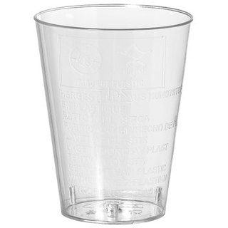 1000x Schnapsglas Trend 4 cl Transparent Kunststoff