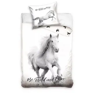 TIER Pferd Tiere Mehrfarbig 140 x 200 cm + 70 x 90 cm