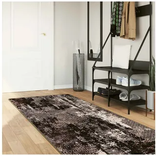 vidaXL Marsa Teppichläufer 100 x 300 cm Schwarz