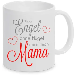 TassenKing(TM) - Ein Engel ohne Flügel nennt man Mama - Tasse - Kaffeetasse - Tasse mit Spruch