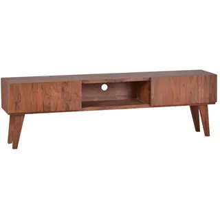 TV-Kommode Tamesi groß Massivholz Teak