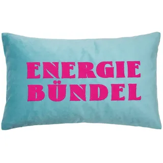 PAD Kissenbezug Letters 30 x 50 cm Blau