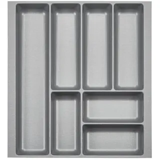 Orga-Box 2 Besteckeinsatz 40,9 x 5,05 x 46,1 cm 1-tlg. Silbergrau