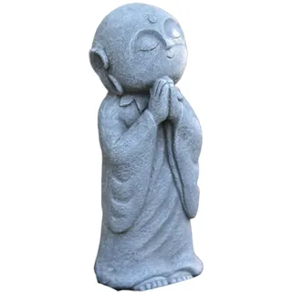 XYUERU Jizo Ornament Statue Garten Zen Buddha-Mönch-Statue Mönch Figuren Robust Buddha Statue für draußen Haus oder Ihren Garten als Outdoor-Dekoration